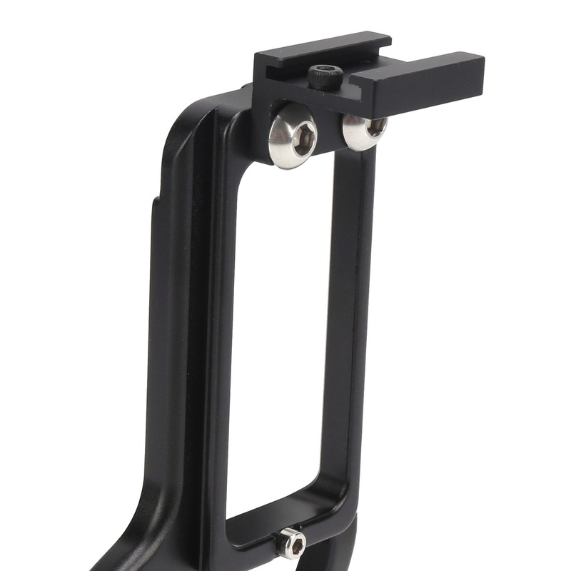 Quick Release Plate L Bracket with Hot Shoe Hand Grip