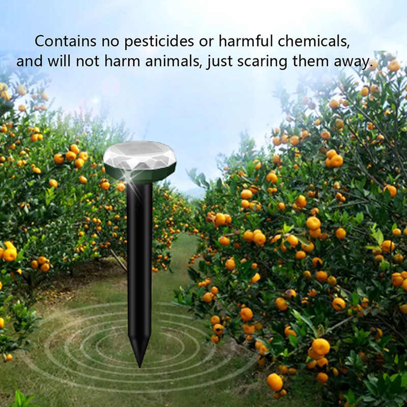 Solar Power Mouse Killer Ultrasonic Mouse Snake Repeller Ground Spikes