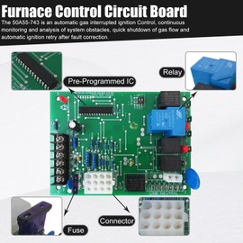 DEARCOOL Furnace Control Board 50A55-743, Replacement for Amana Goodman Furnace Control Circuit Board PCBBF123, PCBBF123S, 50A55-289, 50T55-289 and ICM286