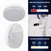 Bright Source Wall & Ceiling Round Utility LED Bulkhead, White,