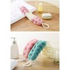 AARainbow Long Stretch Back Sponge with Rope Handles Back Scrubber