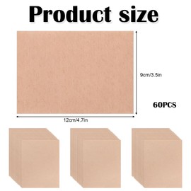 Tattoo Cover Up Patch, 60 Pcs Waterproof Scar Covering Stickers, Ultra-Thin Fake Skin Tape for Tattoos & Scars, 9x12cm Concealer Patches for Weddings, Interviews, Daily Use