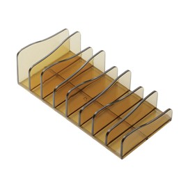 Perfeclan Eyeshadow Palette Organizer, Makeup Palette Organizer, Cosmetic Display Storage Holder, Display Case for Bathroom, Yellow