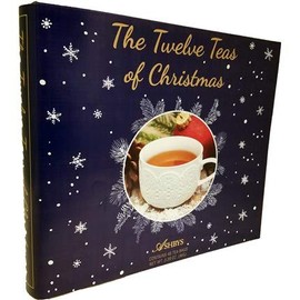 The 12 Coffees, Teas or Cocoas of Christmas (Your Choice) Gourmet Gift Box Set - Best Xmas Present For Friends, Family, Coworkers, or Teachers (Tea)