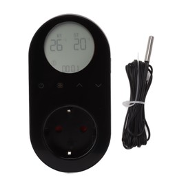16A Plug Socket Digital Temperature Controller Heating Cooling Mode Smart Thermostat