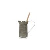 Antic Line - Zinc pot with brush "Toilettes"