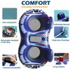Jasonwell Inflatable River Tube Float - 2 Person Heavy Duty