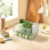 Lre Co. Fridge Organiser Set of 2, Stackable Fridge Organiser,