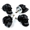 Bashineng Skull License Plate Screw 4 Pack Universal Cars Truck