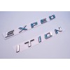Unbranded Chrome Black Front Hood EXPEDITION Letters Emblem FIT 2018-2022