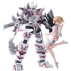 Aoshima Bunka Kyozai GR-02 New Combined Series Atlanger Ω Total Height Approx. 6.7 inches (170 mm) Ω (Omega) Included Set Color-coded Plastic Model