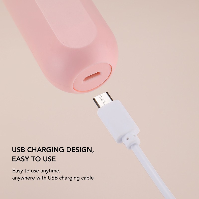 Electric Egg Beater Handheld USB Charging Milk Frother Portable Cordless