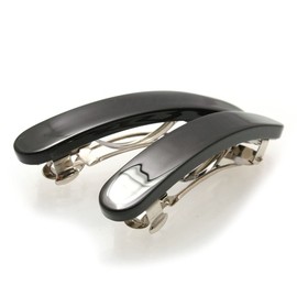 B464 Barrettes 2P Black