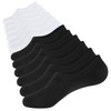 CLOSEMATE 6 Pairs Trainer Socks Men & Women Non-Slip Heel