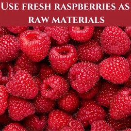 Crunchy Freeze-Dried Whole Raspberries in Resealable Jar | 100g/3.5oz Lightweight Pack | No Sugar Added, Preservative-Free | Great for Baking Mix-Ins, Smoothie Bowls, Dessert Toppings & Drinks