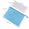 Vicloon A3 Document Wallet File Pouches with Zip Closure Mesh