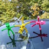 Limpskys 4Pack Telescopic Suction Cup Bunny Toy，Easter Bunny, Easter Egg