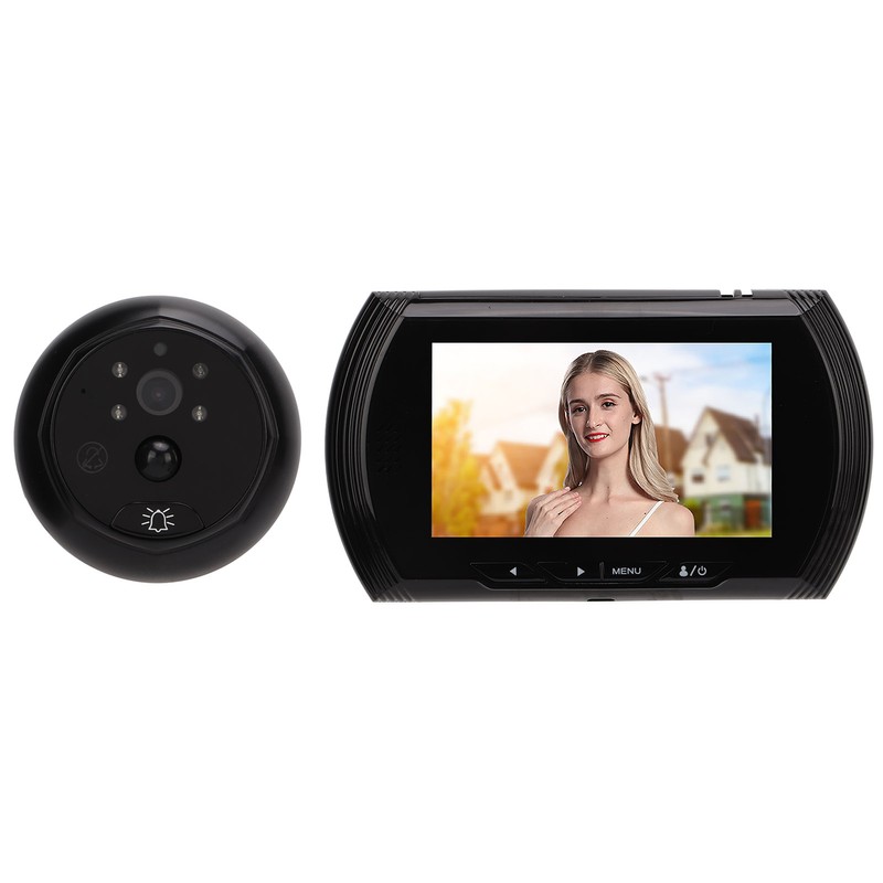 2MP 1080P Digital Door Viewer Peephole Camera 4.5in LCD Display
