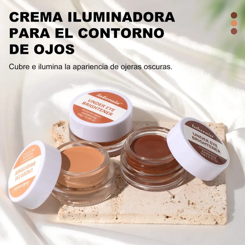 Iluminador Para Ojos, Corrector De Ojeras Fórmula Suave, 10g