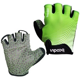 Eroilor Cycling Short Gloves Half Finger Cycling Gloves Fitness Gloves for Women / Men - Green - M