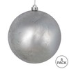 Vickerman 4" Silver Foil Ornament, 6 per Bag