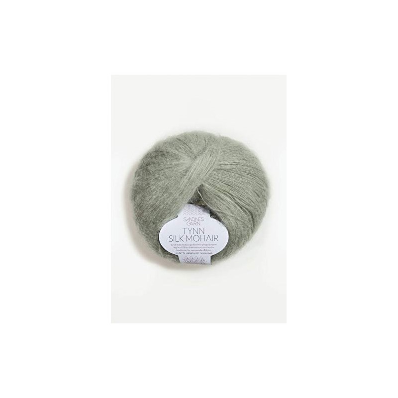Sandnes Garn Tynn Silk Mohair 8521 Stovet LYS Green