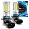 Marsauto H10 LED Fog Lamp 9140 6000K Cool White, 60