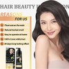 Champú Instantáneo para El Cabello Negro, 3 En 1 Tinte