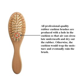 PandaEar Baby Hair Brush and Comb Set for Newborn| Natural Wooden Hairbrush with Soft Goat Bristles, Pear Wood Comb and Wooden Massage Brush for Infant, Toddler, Kids