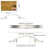 Amerdeco 10 Pack Brushed Satin Nickel Cabinet Pulls 3 Inch(76mm)