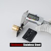 JQK Closet Door Ball Catch Hardware, Stainless Steel Catch Adjustable