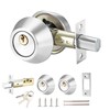 Qrity 1 PCS Single Cylinder Security Lock/Deadbolt, Bilateral Lock with
