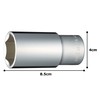 Tone Deep Socket (6 Angle) 4S-30L 1/2-inch (12.7-mm) Drive Shank