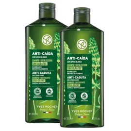 Yves Rocher Duo Pack Shampoo Anticaída Enriquecido Lupino Blanco Extracto Agave Piezas 300 Disminuye Caída Estímula Folículo Cabello Que Crece Más