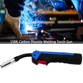 MIG Welding Torch,100%, Rubber Handle and Metal,Simple to Install,150A_250A Welding Machine for 1pc 15AK Carbon Dioxide Welding MIG/MAG Torch Gun Part Head Replacement