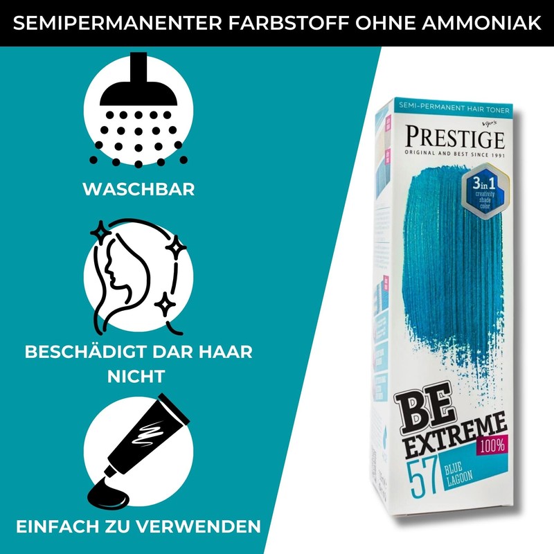 Be Extreme Semi-Permanent Hair Toner - No Ammonia, No Parabens