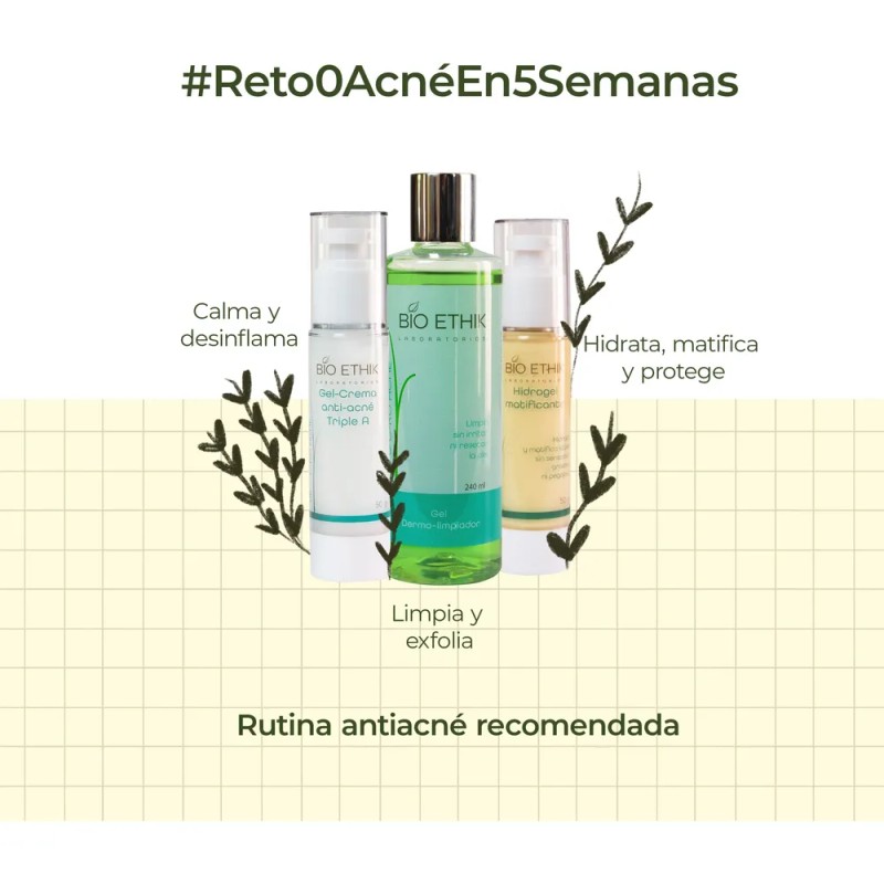 Bioethik Jabon Para La Cara Para Control De Acne 240ml