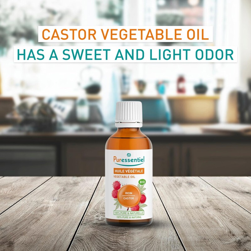 Puressentiel Organic Vegetable Oil - Castor For Unisex 1.7 oz
