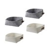 Baluue Felt Jewelry Storage Box Set of 4 Simple Mini