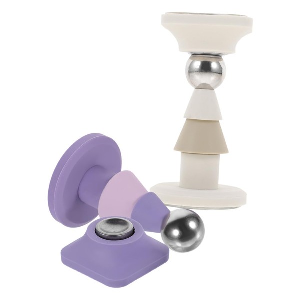 jojofuny 2pcs Magnetic Door Stoppers for Wall Door Stops for