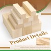 Rierousy Basswood for Carving, Wooden Blocks for Crafts, Carving Wood