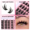 Fyonas Fyonas Lash Clusters Manga Eyelash Clusters 88Pcs D Curl