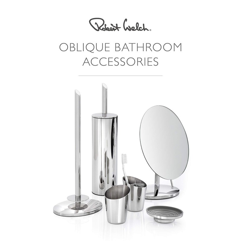 Robert Welch Oblique, Soap Dish. Made from 18/10 stainless steel.