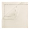 Linen Heart - 100% Ajour Linen Napkin Cream White (47x45cm)