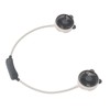 Portable Neck Fan Dual Head Bendable Wearable USB Rechargeable Hand