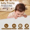 Miumoon 200 inch Retractable Baby Gates 37 inch Tall, Retractable