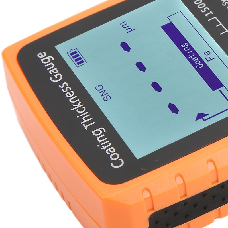 1500um Handheld Coating Thickness Gauge Tester Automobile Paint Thickness Measuring