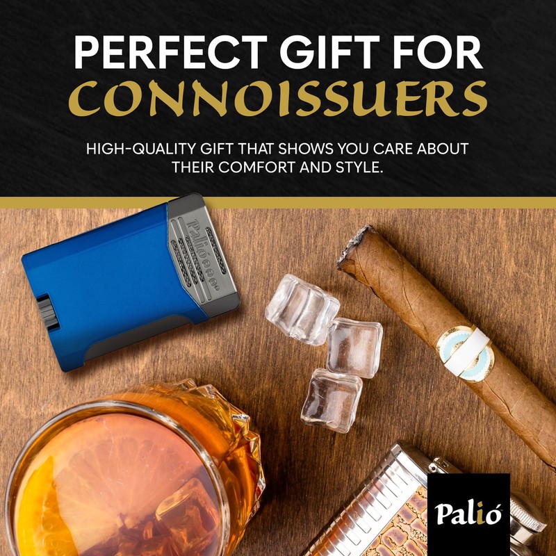 Palió Pro Line, Antares Doublejet Torch Lighter. Side Squeeze Ignition,