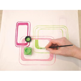 Kreul Sunny creative set of fabric paints, For light fabrics - trendy colours, 20 ml, blue