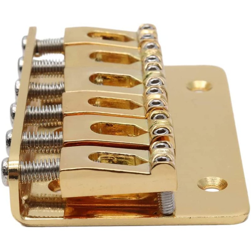 TUOREN Gold Top Load Guitar Hardtail Bridge Tailpiece Set For